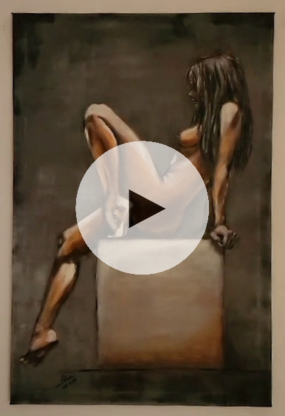ArteDiAlina.com painting: A squared waiting